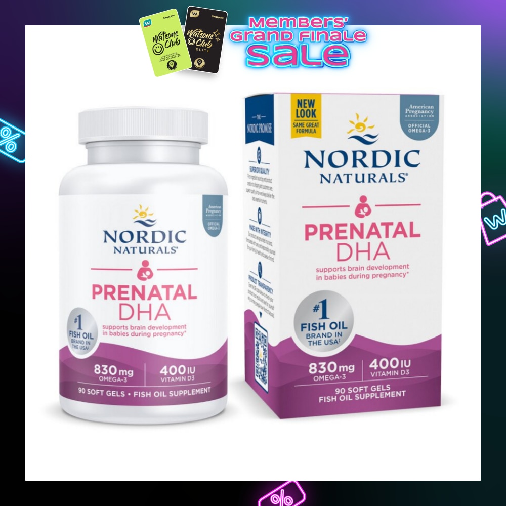 Prenatal DHA Fish Oil Softgel 90s (Expiry: Feb`2026)