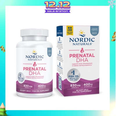 NORDIC NATURALS Prenatal DHA Fish Oil Softgel 90s (Expiry: Feb`2026)