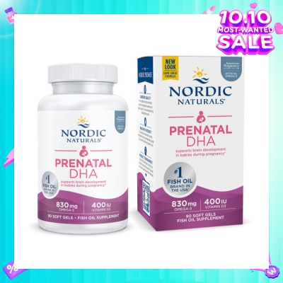 NORDIC NATURALS Prenatal DHA Fish Oil Softgel 90s (Expiry: Feb`2026)