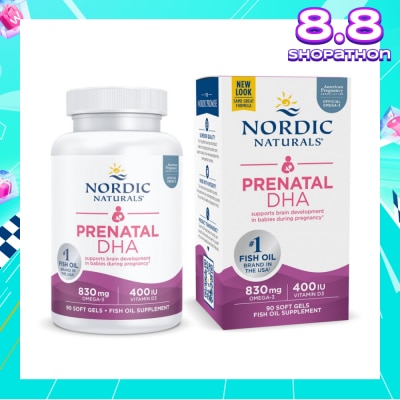 NORDIC NATURALS Prenatal DHA Softgel (Support Brain Development in Babies During Pregnancy & Lactation) 90s