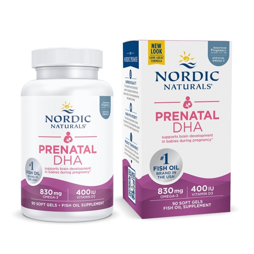 Prenatal DHA Softgel (Support Brain Development in Babies During Pregnancy & Lactation) 90s