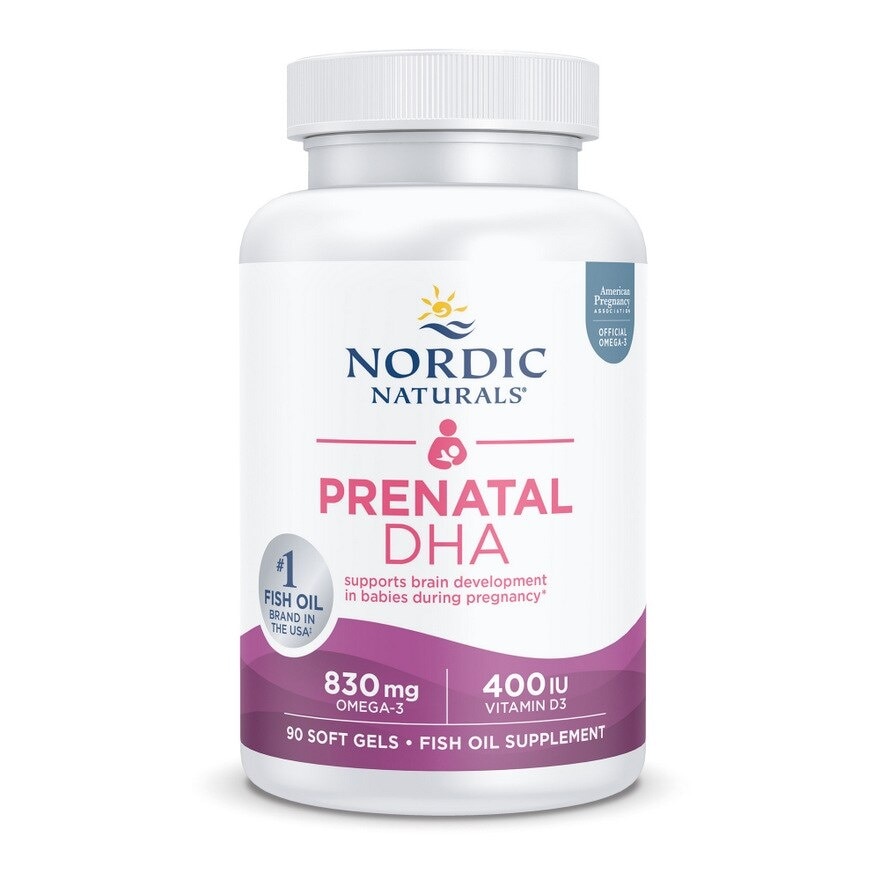 Prenatal DHA Softgel (Support Brain Development in Babies During Pregnancy & Lactation) 90s