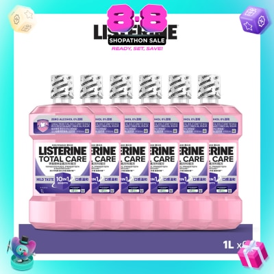 LISTERINE - Total Care Zero Mouthwash With 10-in-1 Benefits 1L x 6s
