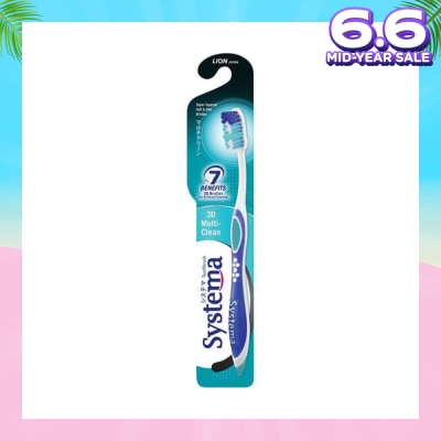 SYSTEMA 3D Mutli Clean Toothbrush Soft 1s