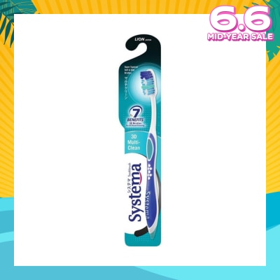 SYSTEMA 3D Mutli Clean Toothbrush Soft 1s