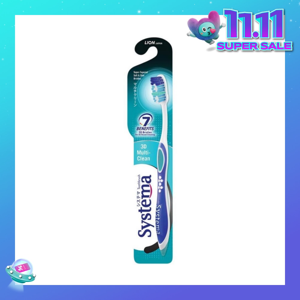 3D Mutli Clean Toothbrush Soft 1s