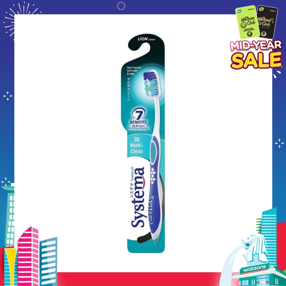 3D Mutli Clean Toothbrush Soft 1s