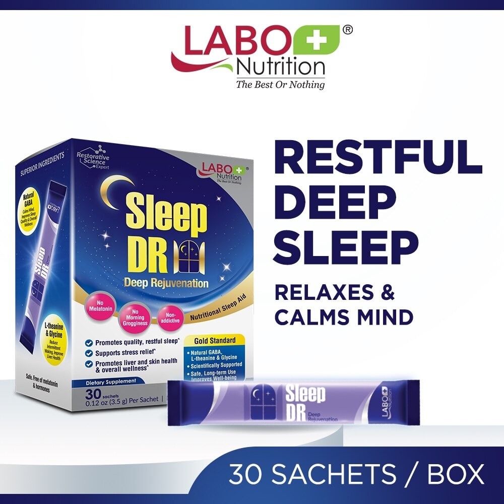 Sleep Dr Dietary Supplement Sachet (Aid for Insomnia, Helps with Mood, Stress, Relaxation and Calm) 30s