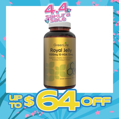 GREENLIFE - Royal Jelly Softgels 365s