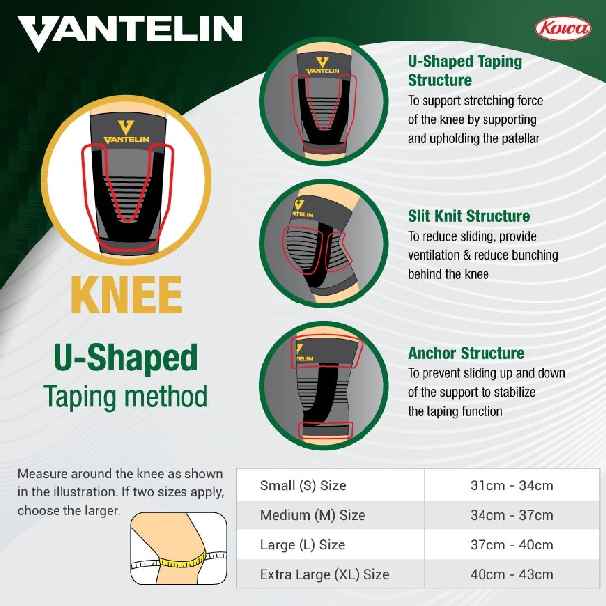 Knee Support Size S 1s