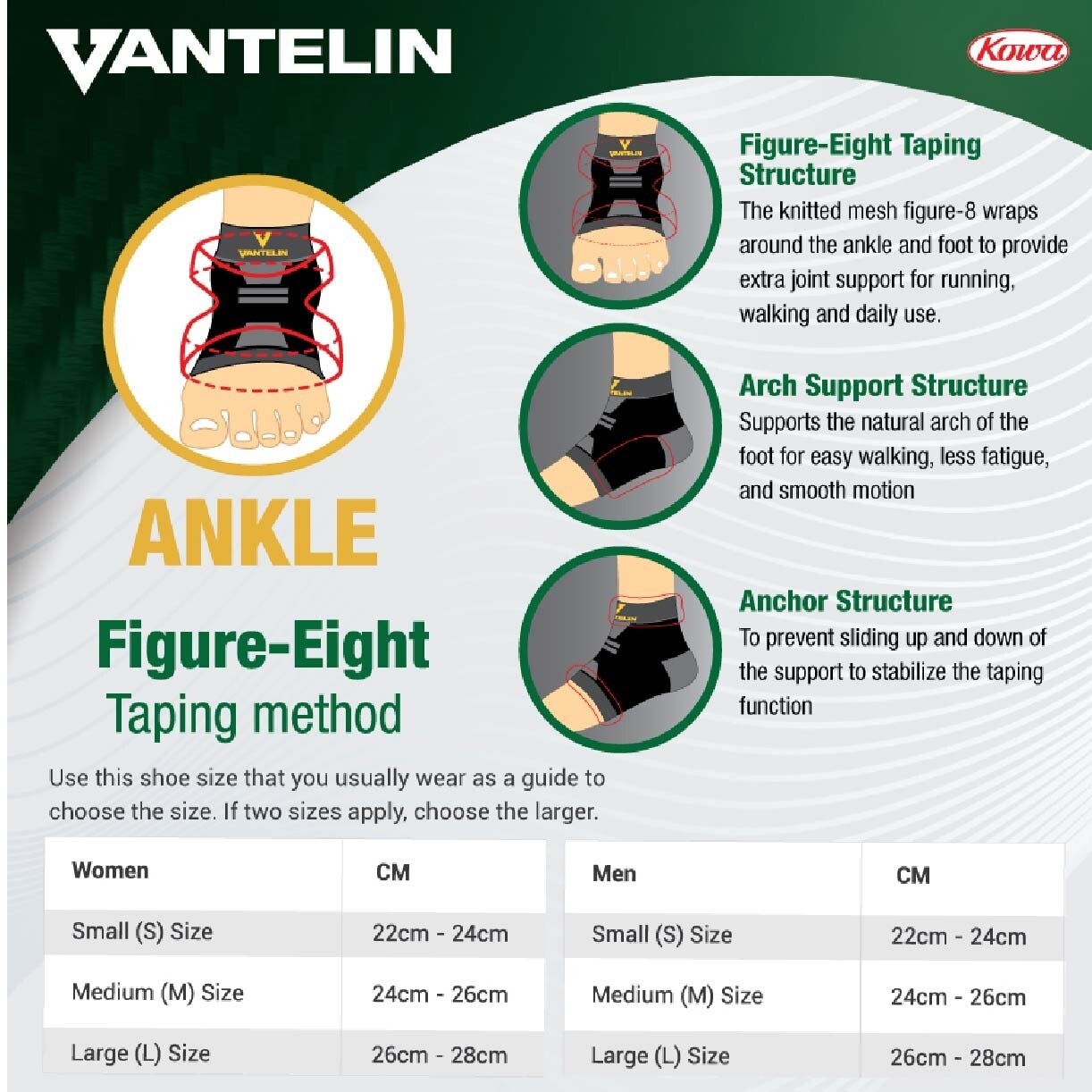 Ankle Support - Size S 1pc