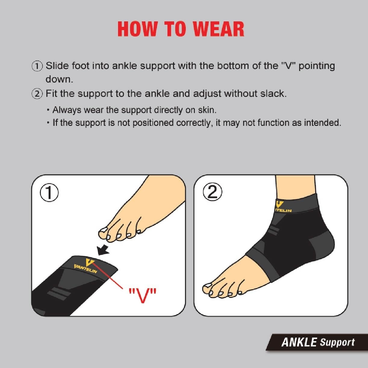 Ankle Support - Size S 1pc