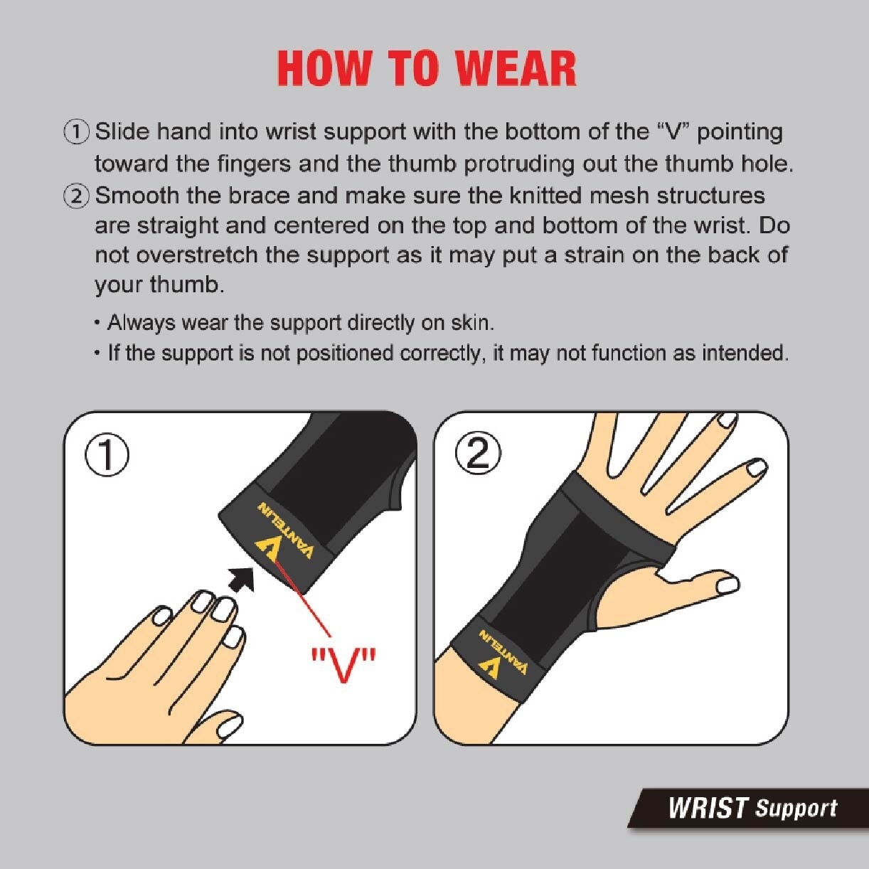 Wrist Support - Size M 1pc