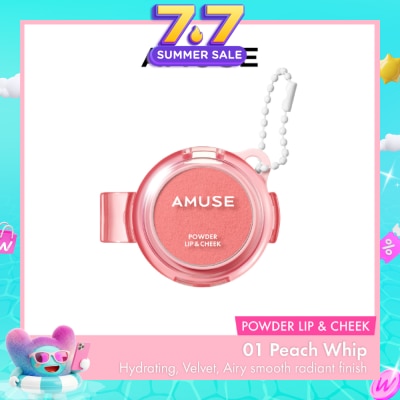 AMUSE - Powder Lip & Cheek #01 Peach Whip 4g