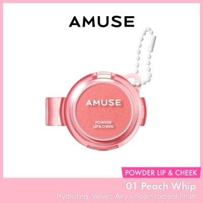AMUSE - Powder Lip & Cheek #01 Peach Whip 4g