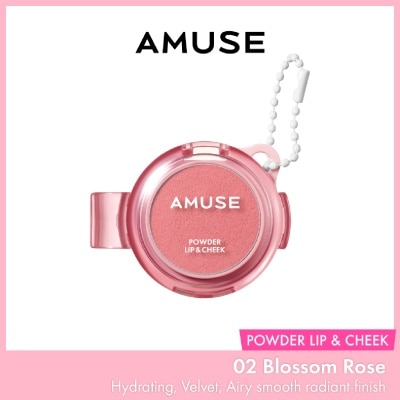 AMUSE - Powder Lip & Cheek #02 Blossom Rose 4g