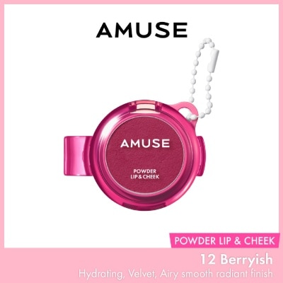 AMUSE - Powder Lip & Cheek #12 Berryish 4g