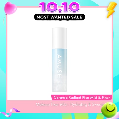 AMUSE Ceramic Radiant Rice Face Mist & Fixer 80ml image