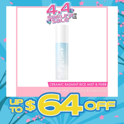AMUSE - Ceramic Radiant Rice Face Mist & Fixer 80ml