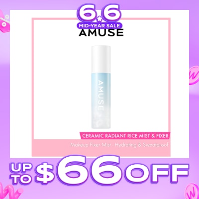 AMUSE - Ceramic Radiant Rice Face Mist & Fixer 80ml