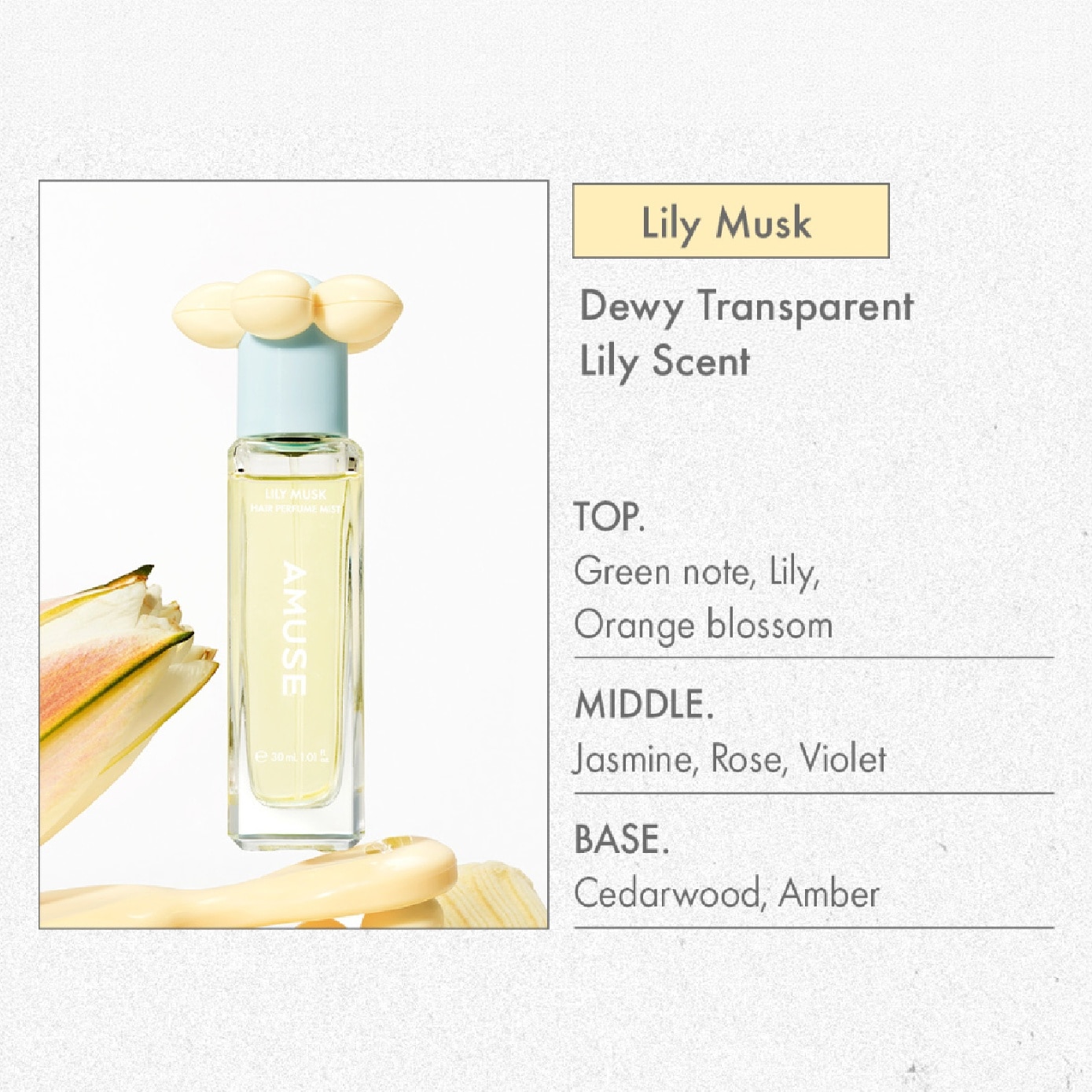 Hair Perfume Mist Lily Musk 30ml