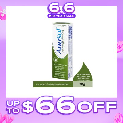 ANUSOL - Natural Cream 30g