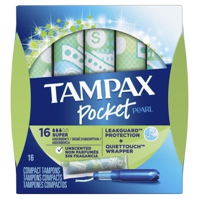 TAMPAX Pocket Pearl Super Compact Tampons 16s