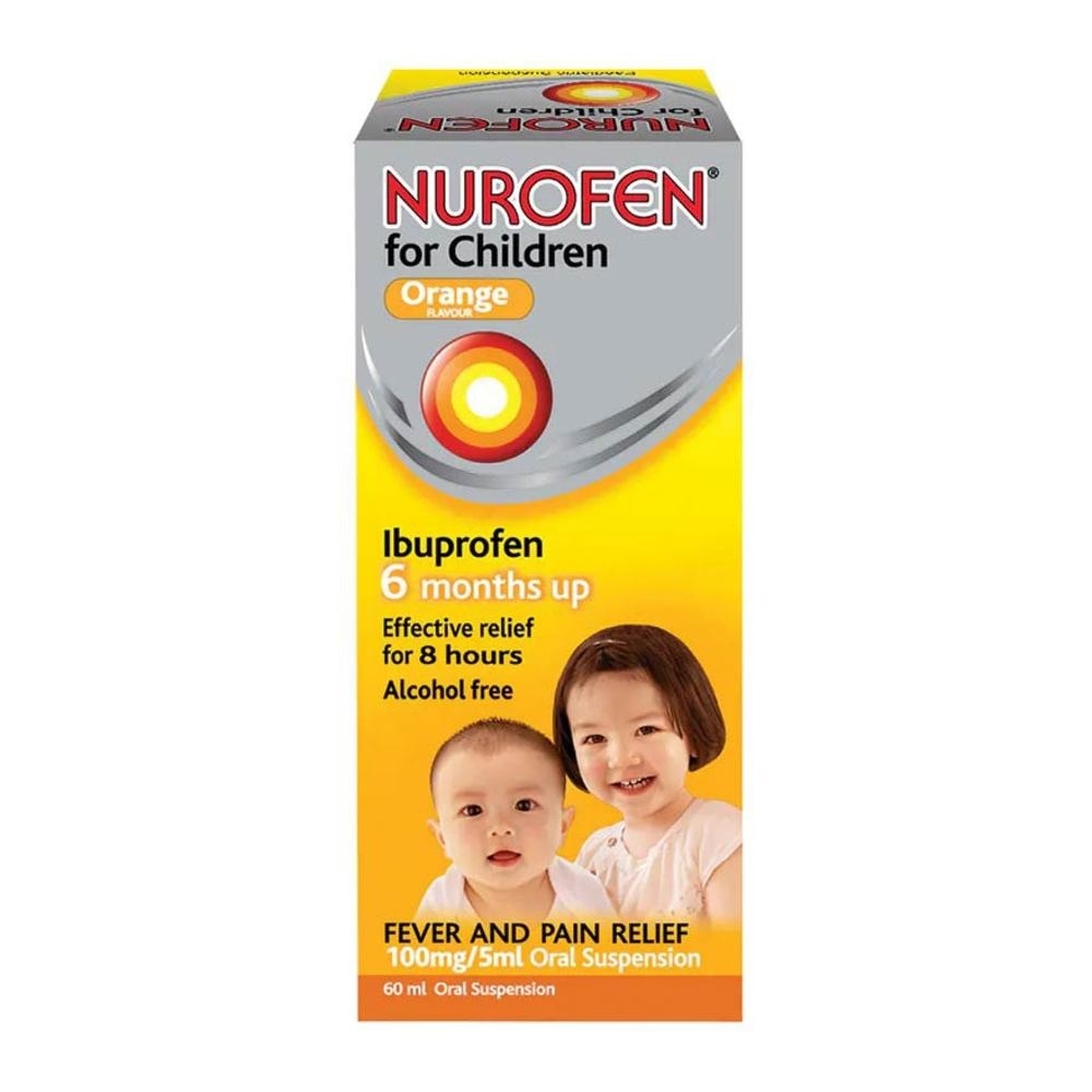 Liquid for Children Orange Flavour (Relief for Pain and Fever) 60ml