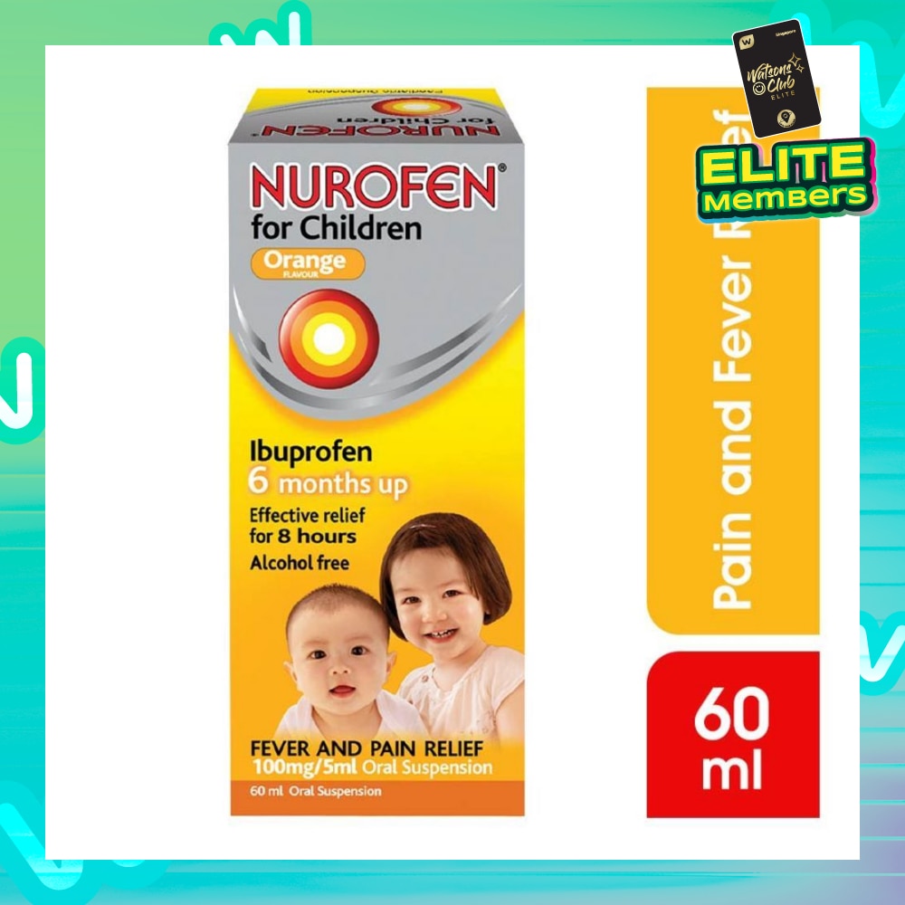 Liquid for Children Orange Flavour (Relief for Pain and Fever) 60ml
