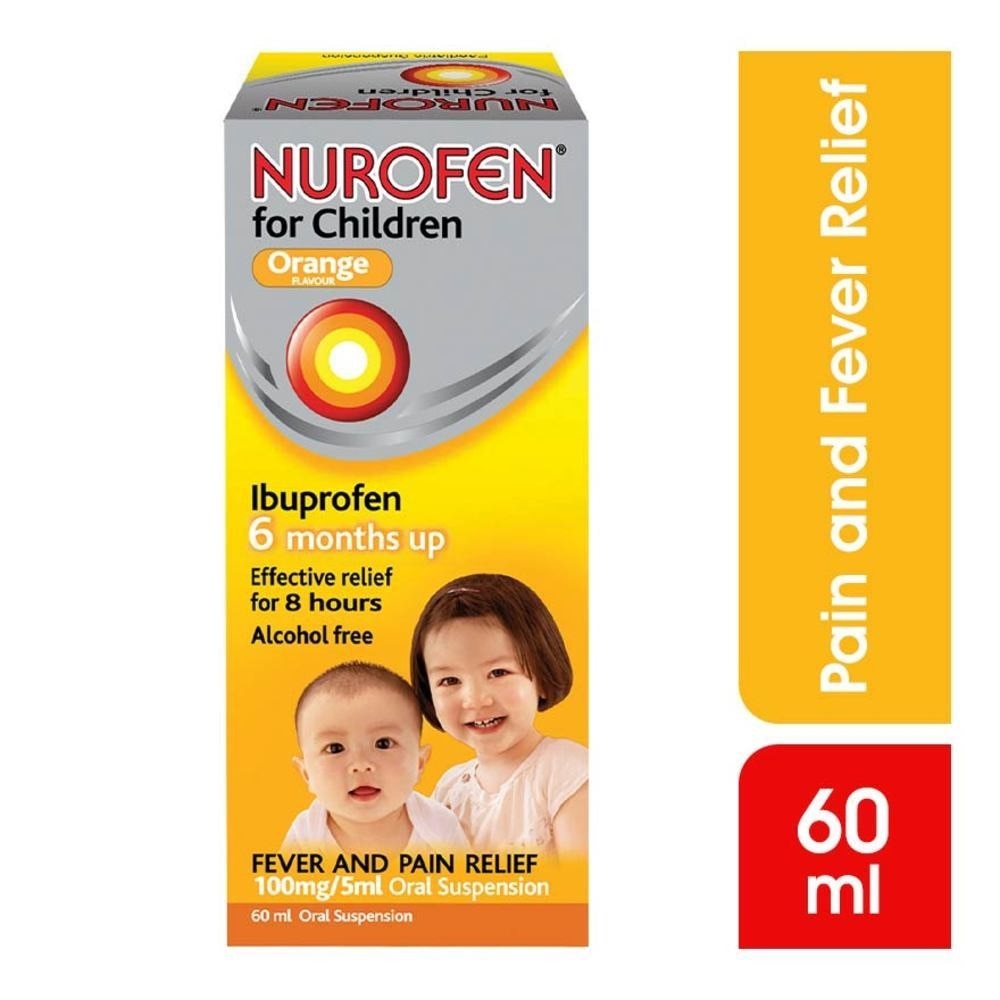 Liquid for Children Orange Flavour (Relief for Pain and Fever) 60ml