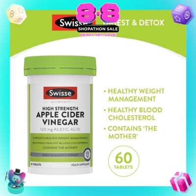 SWISSE - Ultiboost High Strength Apple Cider Vinegar 60s