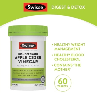 SWISSE Ultiboost High Strength Apple Cider Vinegar 60s
