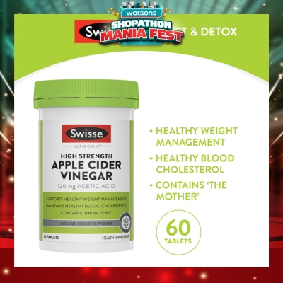 SWISSE - Ultiboost High Strength Apple Cider Vinegar 60s