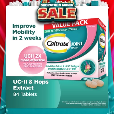 CALTRATE - Joint Speed UC-II Collagen & Herbal Hops Extract 84s