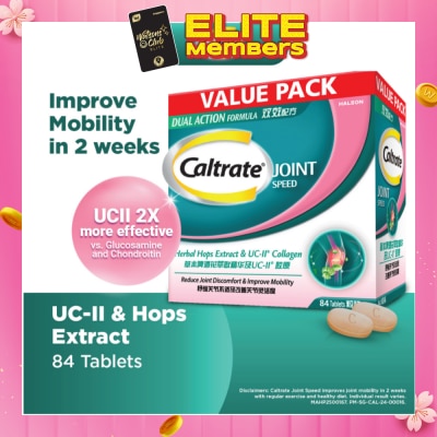 CALTRATE Joint Speed UC-II Collagen & Herbal Hops Extract 84s