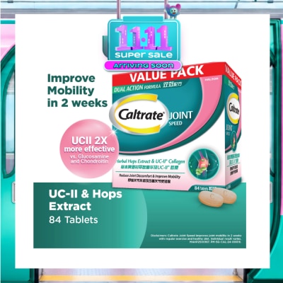 CALTRATE Joint Speed UC II Collagen & Herbal Hops Extract 84s image