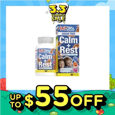 PNKids Calm + Rest Sugar Free Sleep Support Gummies 60s