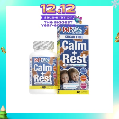 PNKids Calm + Rest Sugar Free Sleep Support Gummies 60s