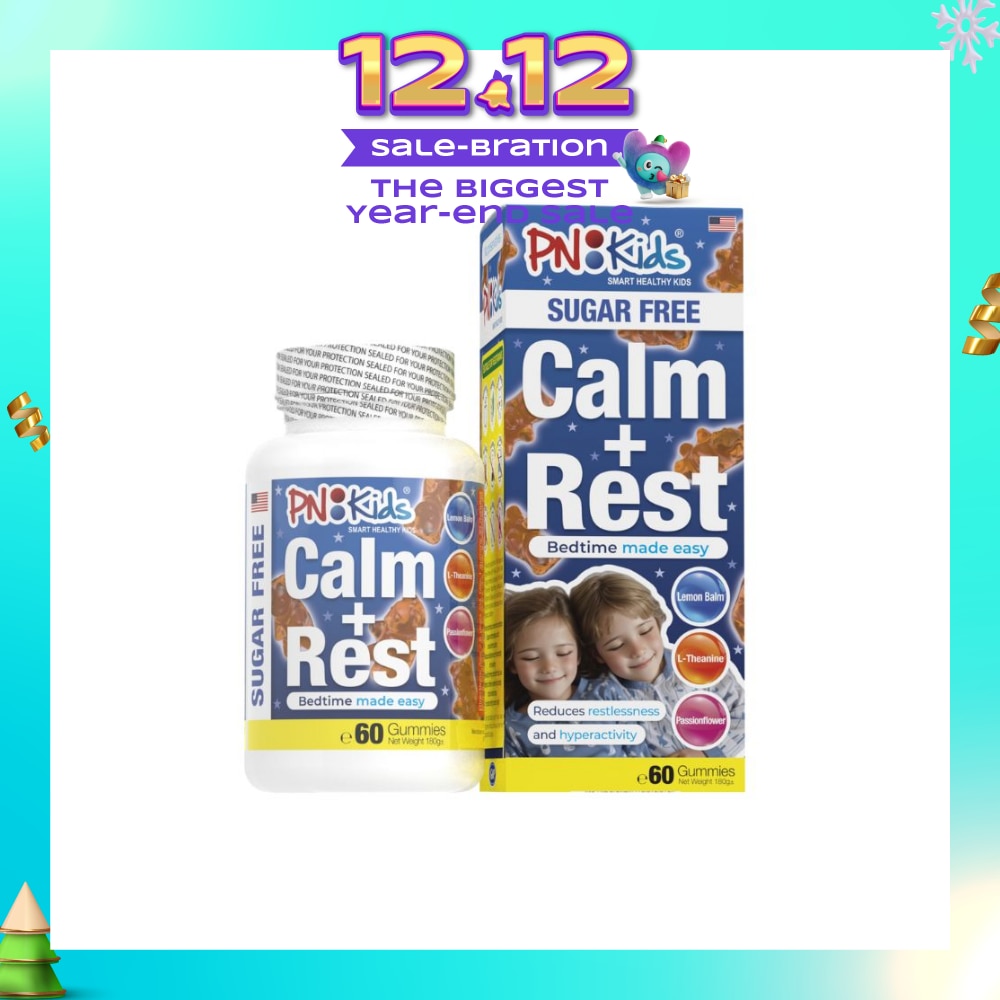 Calm + Rest Sugar Free Sleep Support Gummies 60s