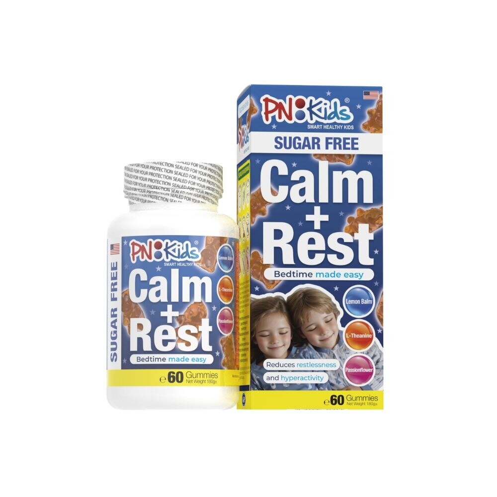 PNKIDS Calm + Rest Sugar Free Sleep Support Gummies 60s | Baby