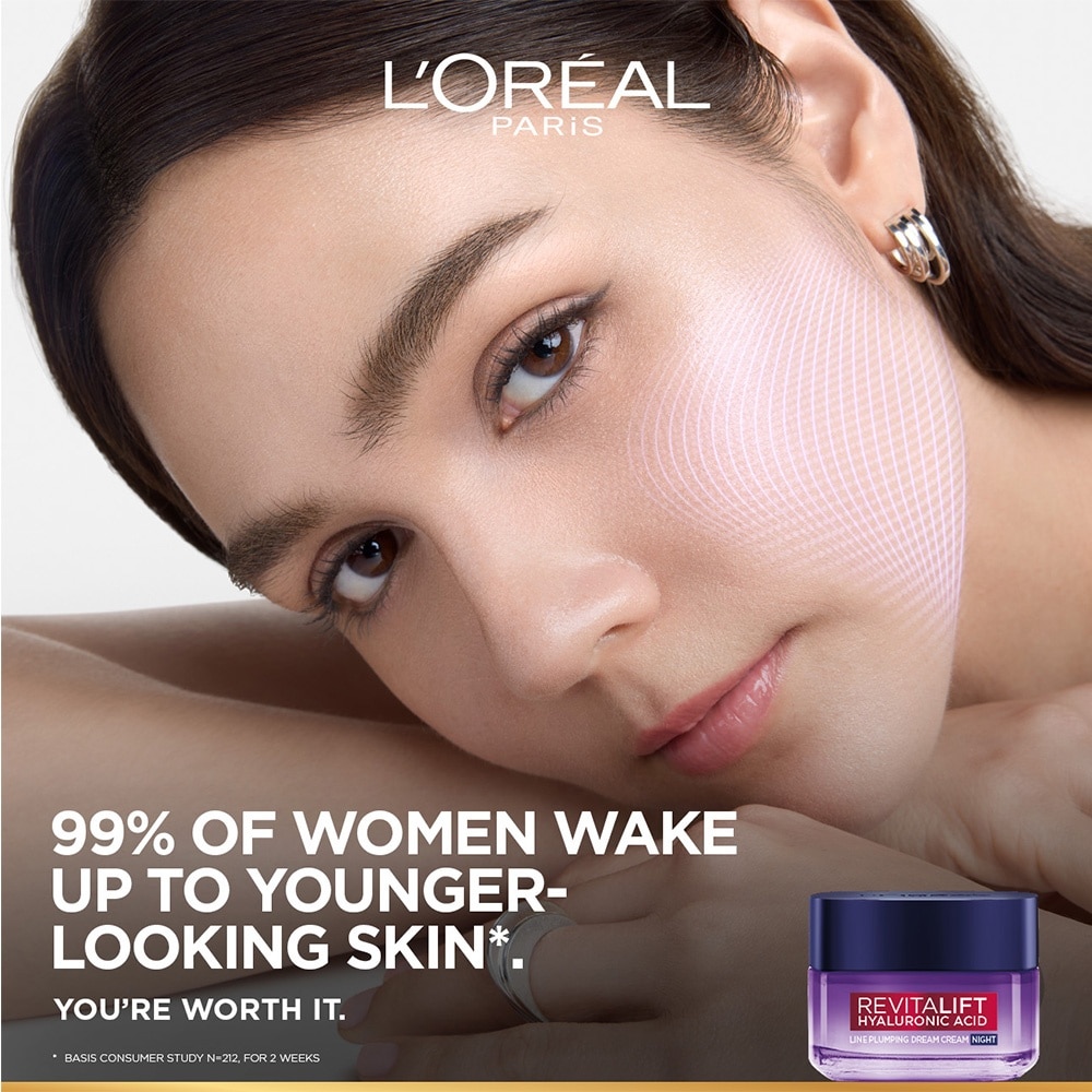 Revitalift Hyaluronic Acid Line Plumping Dream Night Cream 50ml