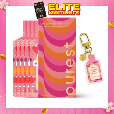 THE PUREST CO Collagen Glow Berries 5s + with Charm 1s