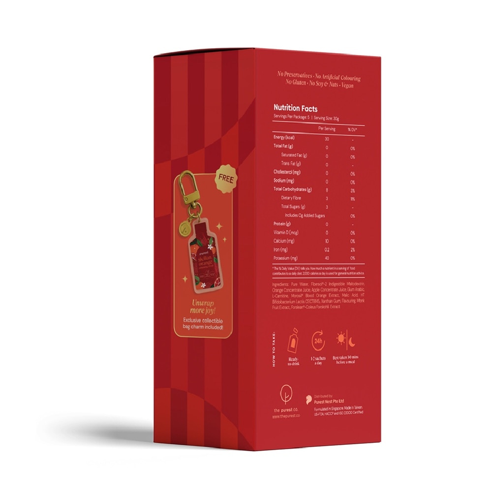 [Christmas] Sicilian Orange Slimming Elixir Set With Charm 1s