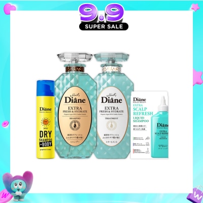 MOIST DIANE - Perfect Beauty Extra Scalp Refresh & Hydrate Hair Care Bundle Set 1s image