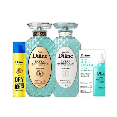 MOIST DIANE Perfect Beauty Extra Scalp Refresh & Hydrate Hair Care Bundle Set 1s