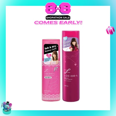 LUCIDO-L - Designing Hair Curl + Spray Bundle Set 1s