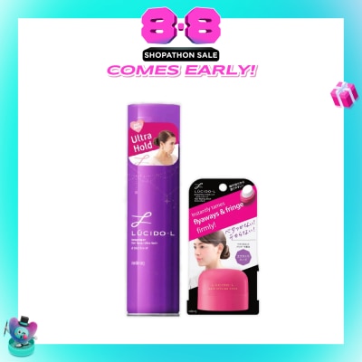 LUCIDO-L - Hair Styling Stick + Hair Spray Bundle Set 1s