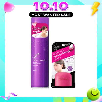 LUCIDO L Hair Styling Stick + Hair Spray Bundle Set 1s image