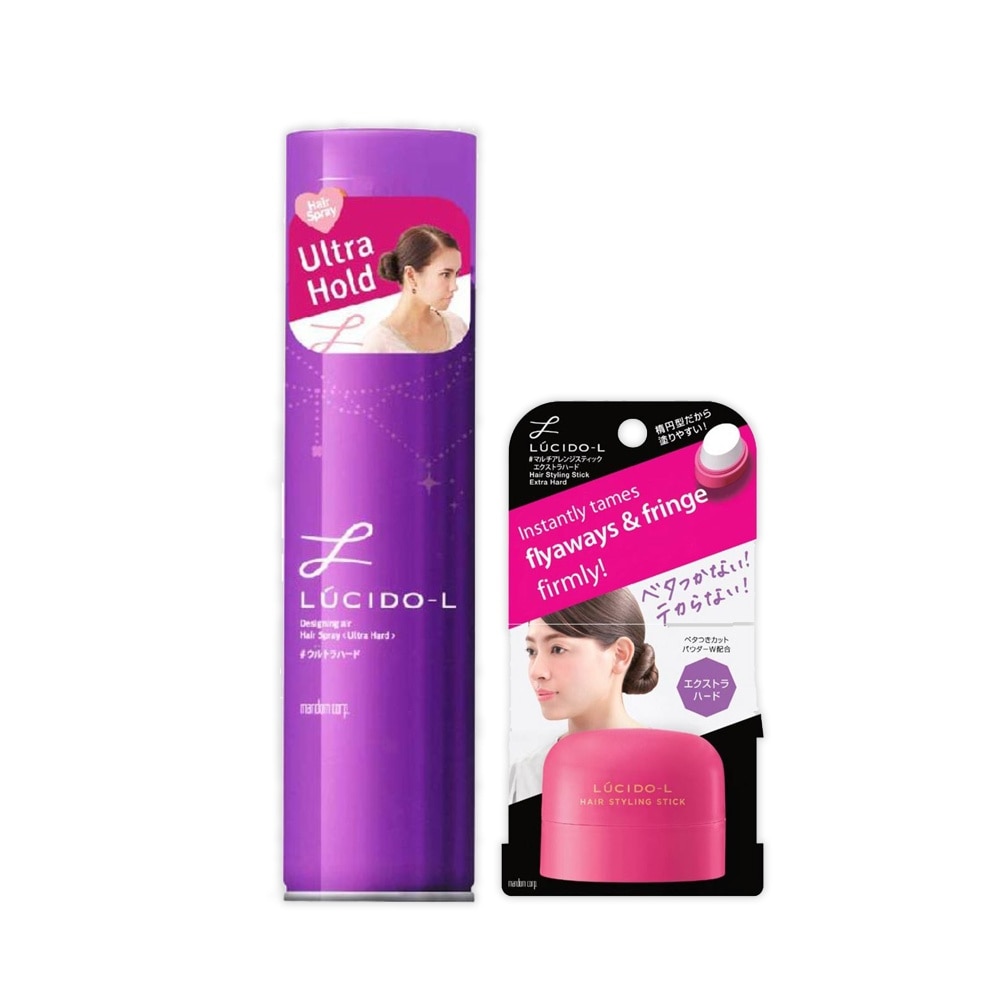 Hair Styling Stick + Hair Spray Bundle Set 1s