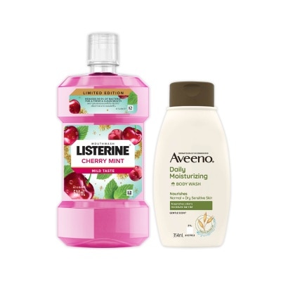 AVEENO Mouthwash + Body Wash Bundle Set 1s